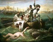 John Singleton Copley Watson and the Shark (1778) depicts the rescue of Brook Watson from a shark attack in Havana, Cuba. Germany oil painting artist